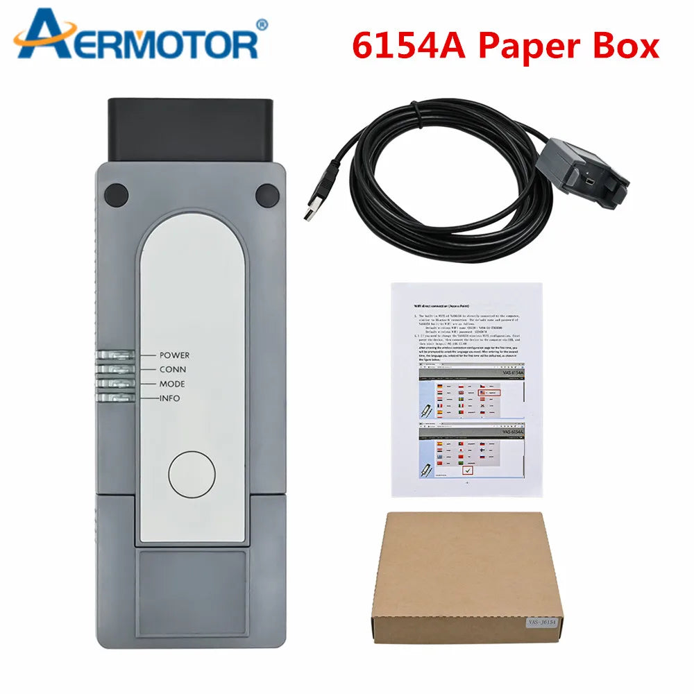 2025 VNCI6154 OD1S 25.0.1 Support CAN FD DoIP Protocol Original Driver Cover All Models 6154 OBD2 Diagnostic Tools ForAUDI ForVW