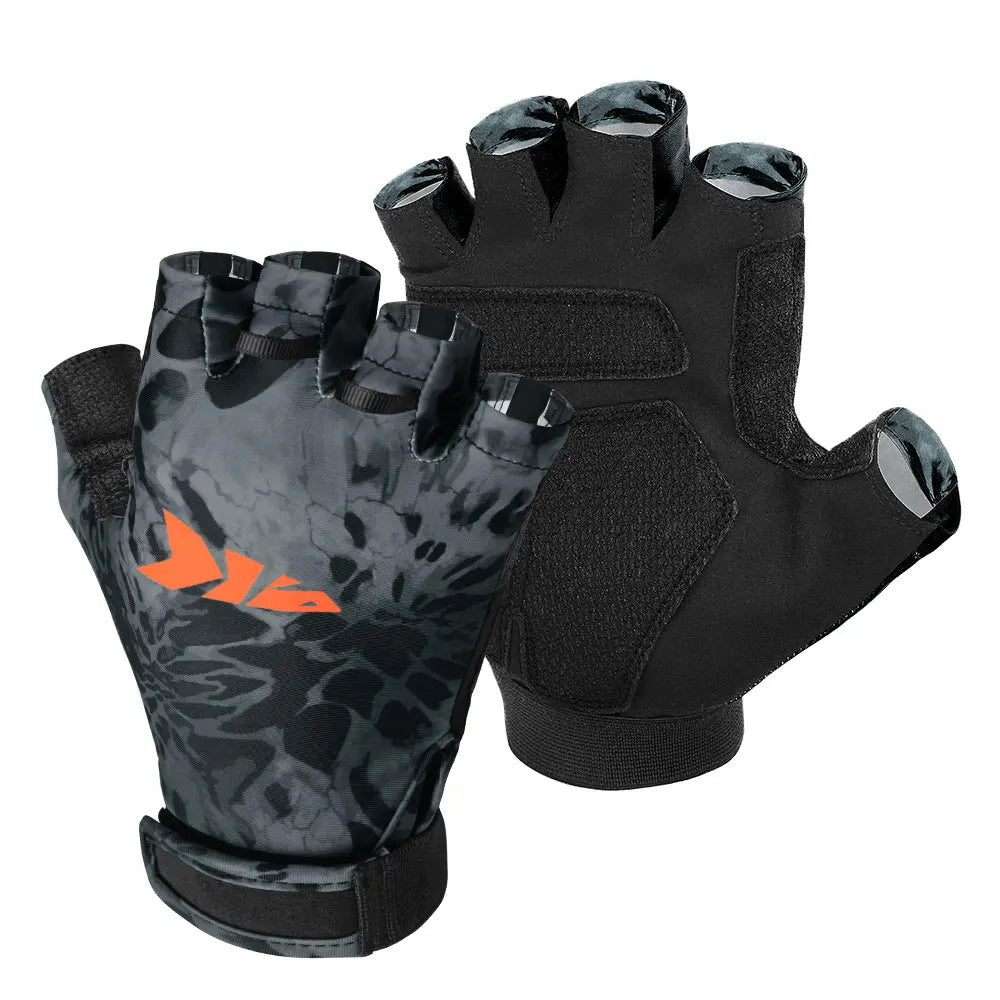 KastKing Fishing Gloves SPF 50 Sun Men Hands Protection Gloves Breathable Outdoor Sportswear Gloves Carp Fishing Apparel Pesca