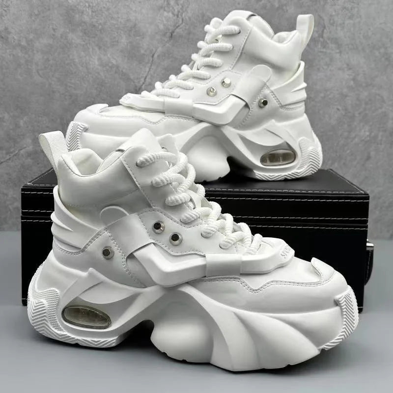 Shoes for Mens Fashion Casual Sports Men's Shoes High Quality Soft Sole Non Slip Comfort High-top Men Sneakers Zapatillas Hombre