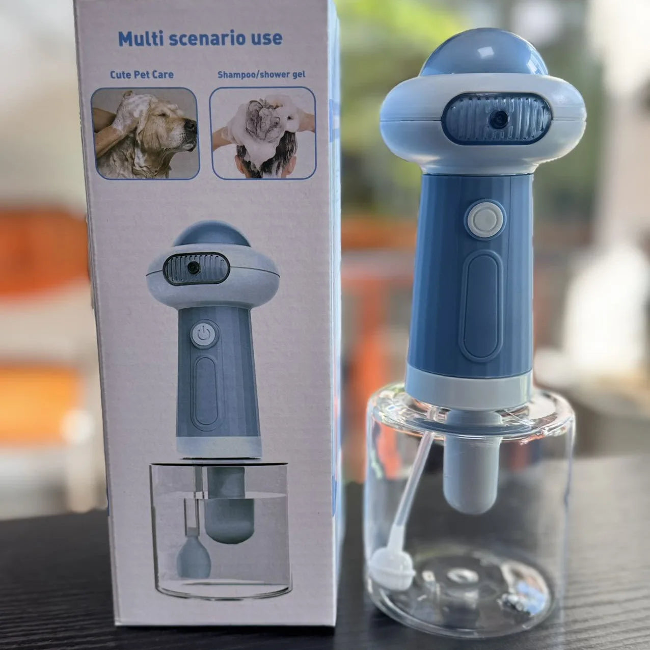 Pet Shower Gel Frother Bubble Machine Dog And Cat Shower Gel Frother Second-Generation Portable And Practical Gift Home Goods