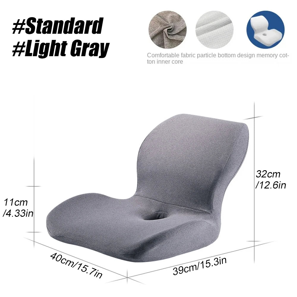 1Pcs Seat Cushion for Office Chairs - Momery Foam Chiar Cushion for Tailbone Pain Relief,Back Pain,Long Sitting Pressure Relief