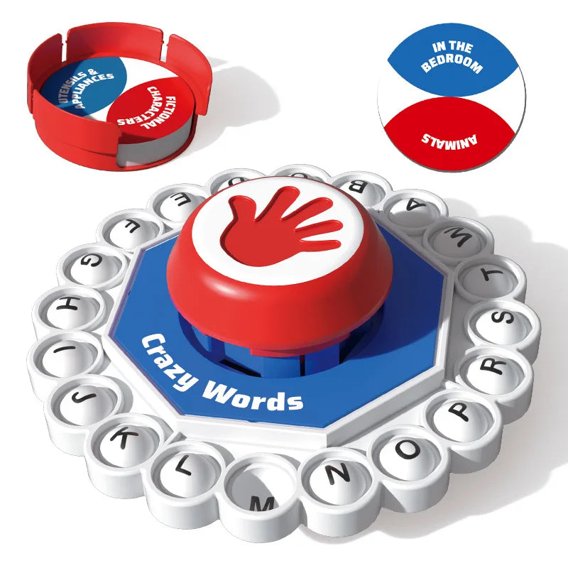 Cross-border Crazy Letter Game board game toy parent child interactive fast paced word tabletop game