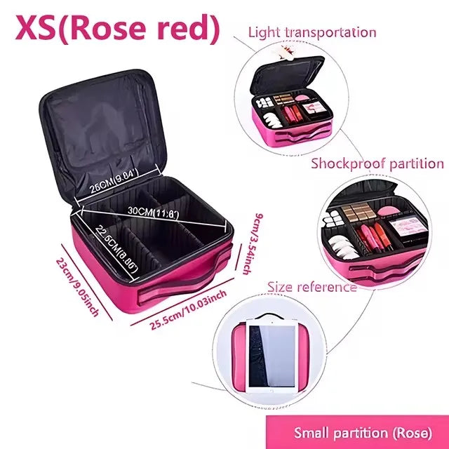 New Oxford Makeup Bag For Women Professional Large Capacity Travel Cosmetic Case Waterproof Manicure Makeup Toolbox