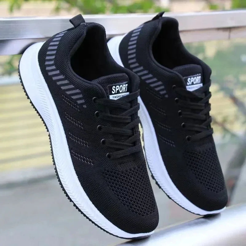 2025 New Men's Shoes, Casual Slippers, Fashionable Sports Shoes, Breathable Running Shoes, Outdoor Walking Training Tennis Shoes