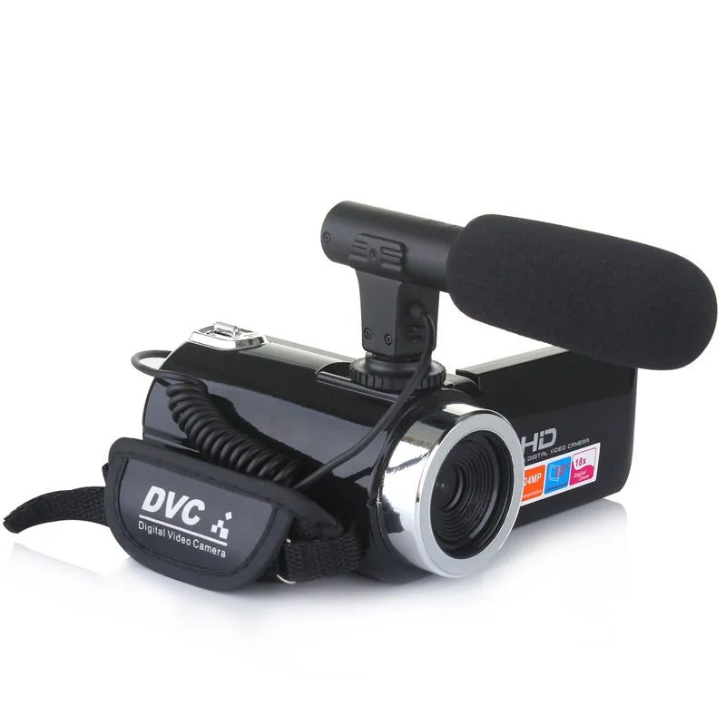 Digital Cameras HD Digital Video Camera 18x Digital Zoom Camera 24 MP 3 Inch LCD Screen High-Definition PC Cameras Functional