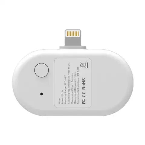 Newest iPhone plug Gadget Digital Thermometer Outdoor Mini Cell Phone Thermometer Infrared Non-contact Portable Temperature