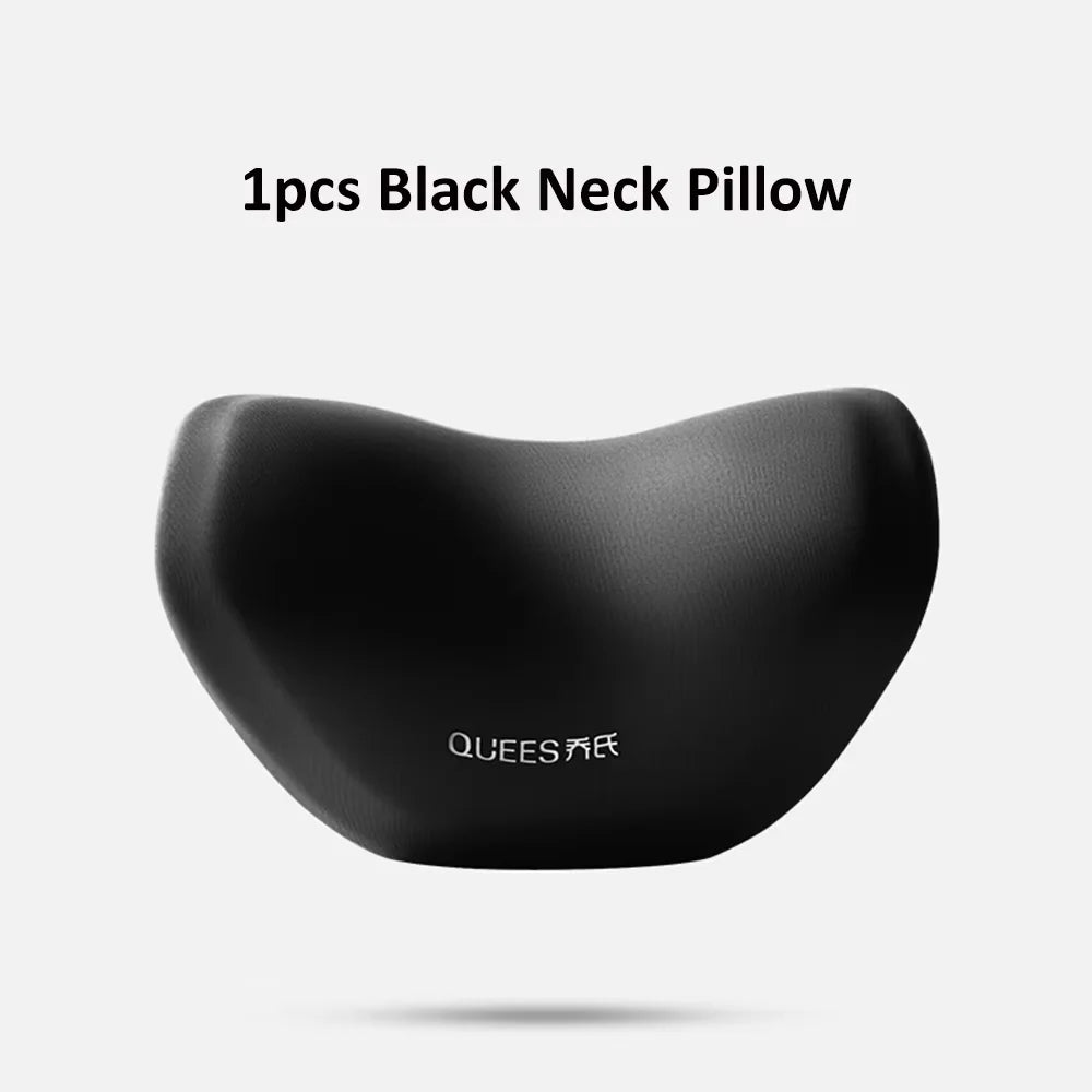 Car Headrest Pillow Auto Neck Cushion Car Back Lumbar Waist Pillow Slow Rebound Guard Head Support for Universal Car Supplies
