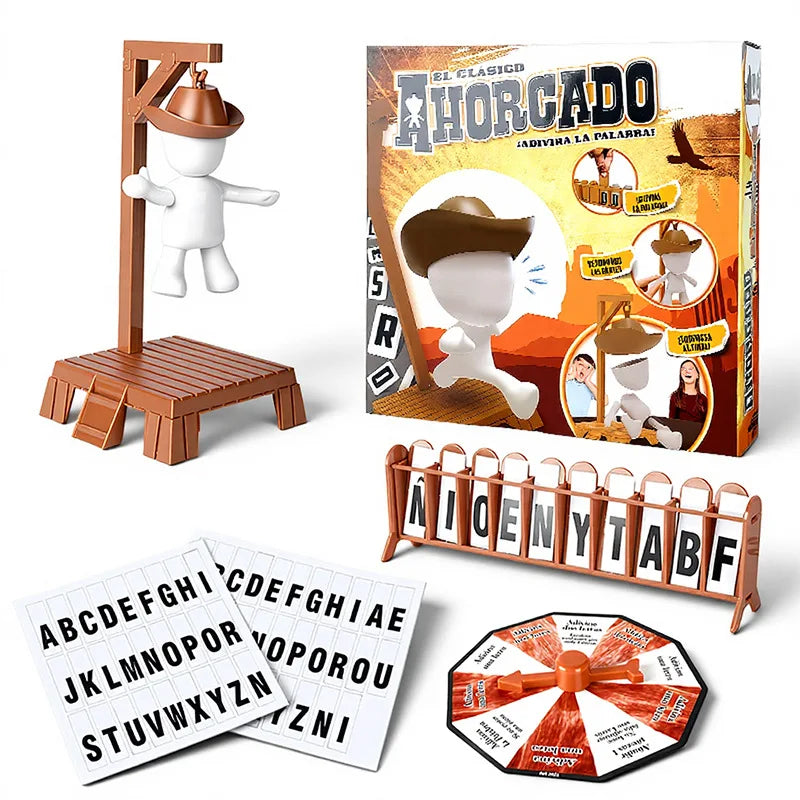 Magnetic gallows board game toy English word game desktop parent-child interaction
