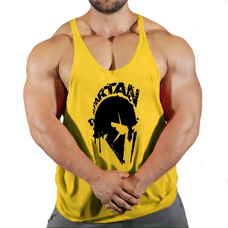Bodybuilding Brand Jogger Gym Singlet Training Bodybuilding Tank Top Vest Shirt Sleeveless Fitness Cotton Shirt for Men