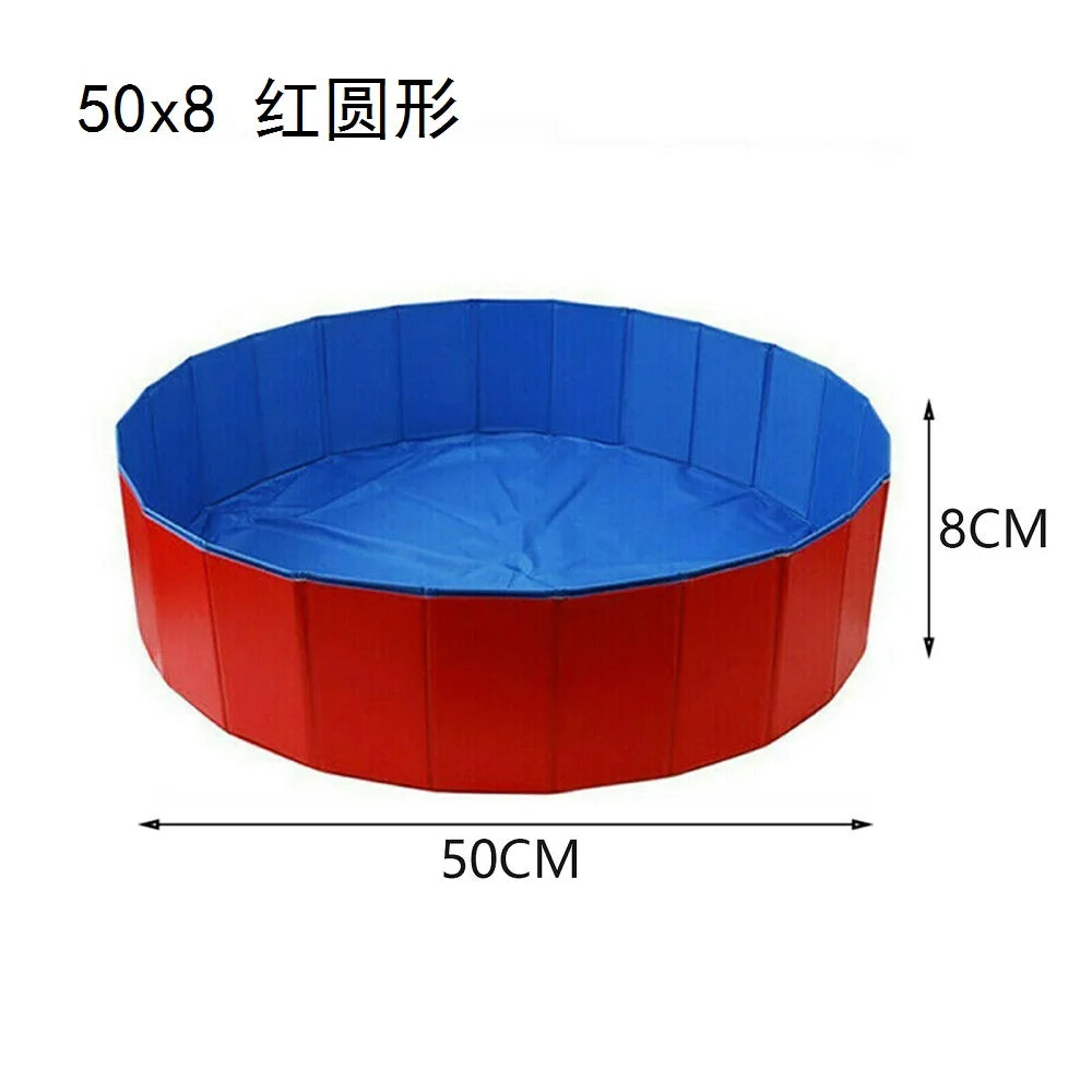 Foldable Dog Swimming Pool Bathing Tub for Small Dogs PVC Pet Pool Indoor Outdoor Wash Bathtub Pet Accessories
