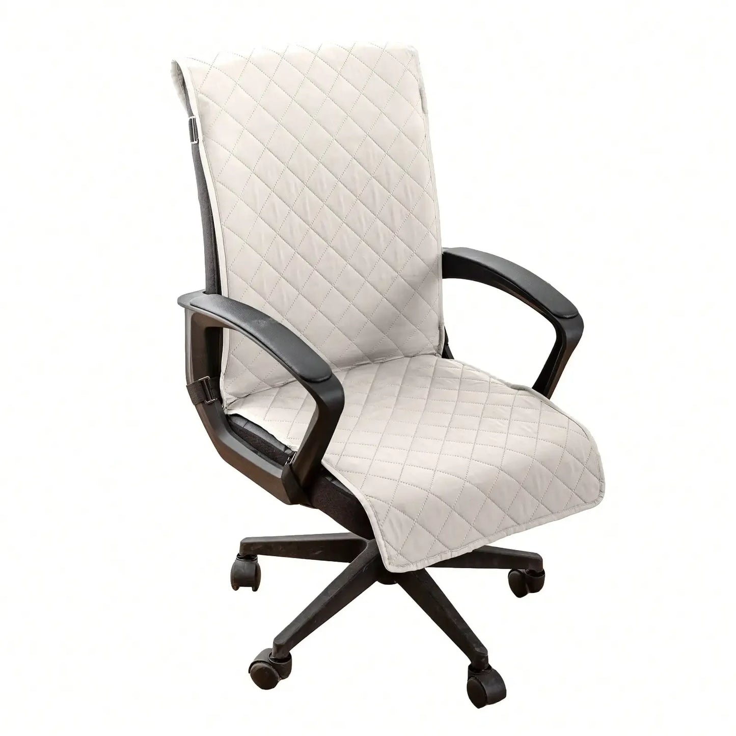 1pc Waterproof,Oil-Proof And Dust-Proof Chair Covers For Office Chairs,All-Season Universal Diamond-Grid Chair Cushions
