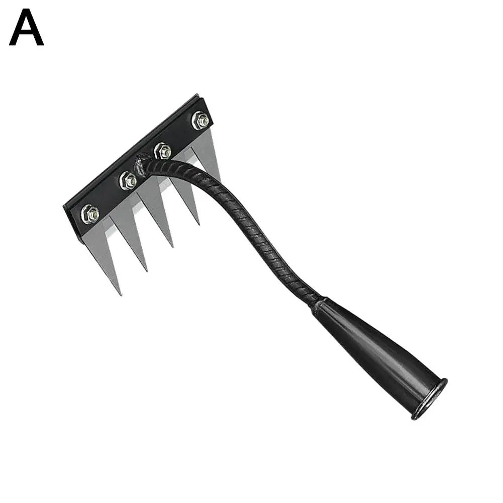 5/6/7/8 Garden Hoe Weeding Tool Digging Wild Vegetables Weeding Loosening Soil Agricultural Farm Tools Menggang Rake