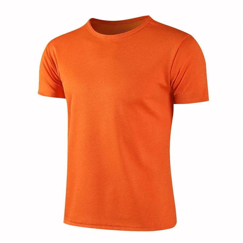 Summer Gym Jerseys Fitness Shirt Trainer Running T-Shirt Teenager Sportswear Breathable Quick Drying Short Sleeve Sport T Shirt