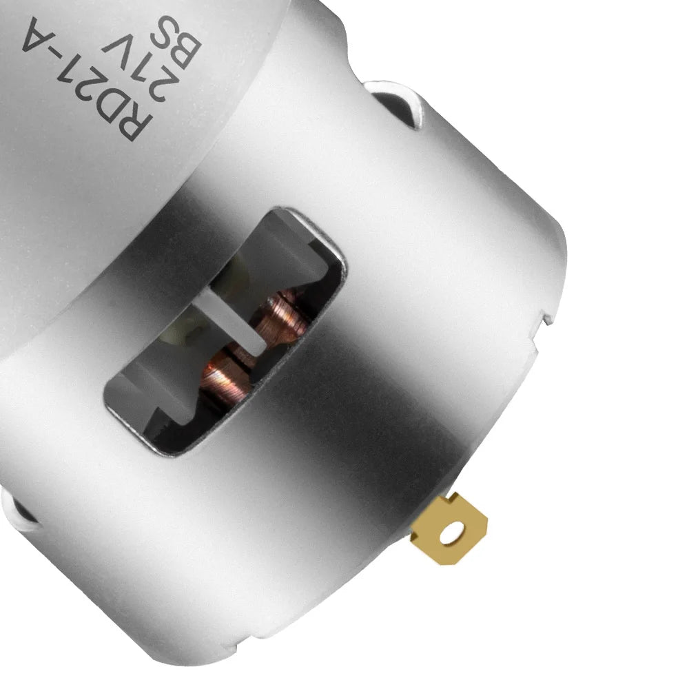 775 Motor 21V Motor sikat 15000-20000RPM, Bor dampak rantai gergaji listrik, pembersih vakum kunci Brushed