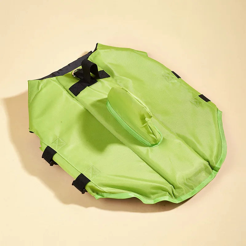 Dog Life Vest Summer Adjustable Pet Shark Swimsuit Enhanced Buoyancy Swimming Jacket Dog Safety Clothes for Medium Large Dogs