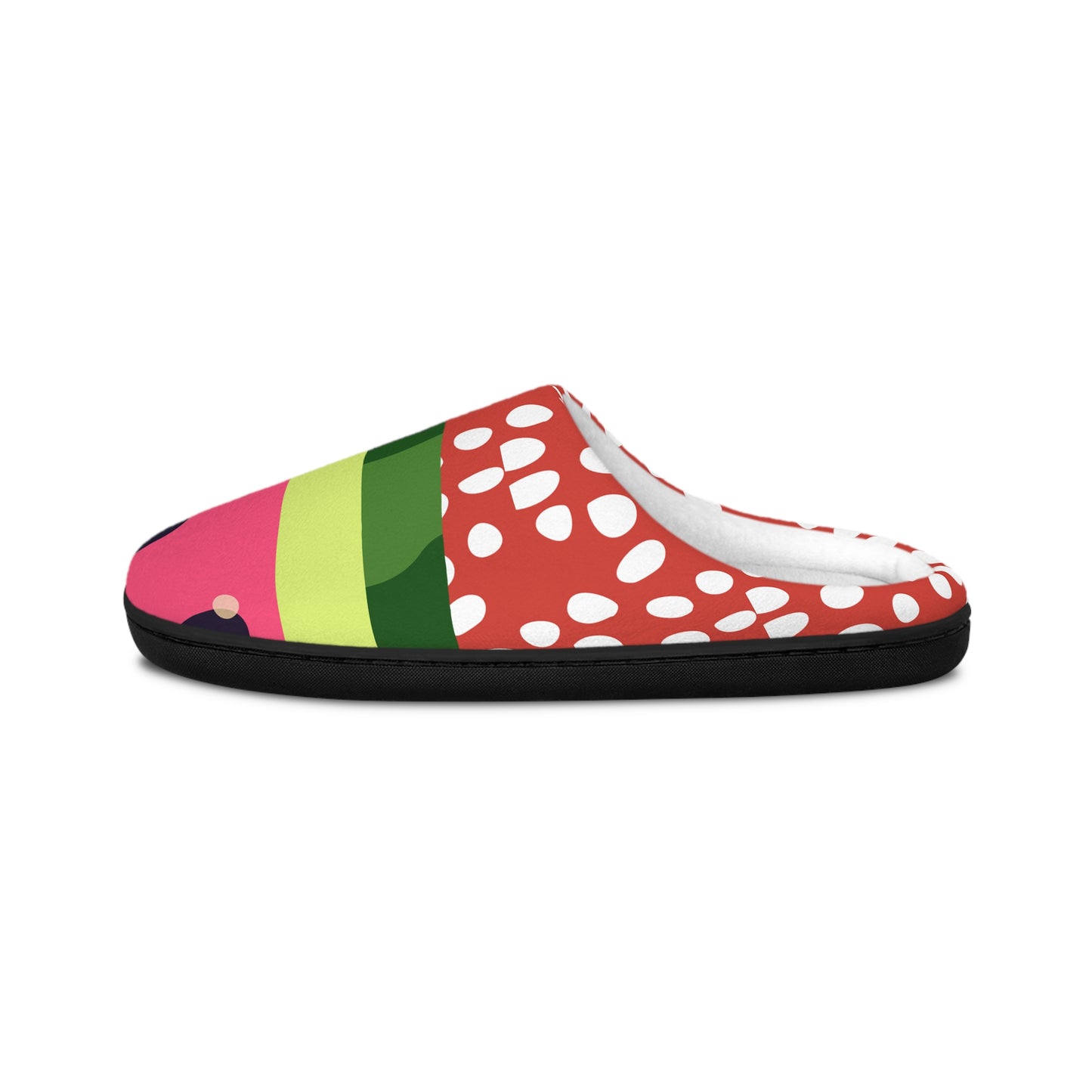 Cozy Red Dotted Women's Indoor Slippers - Perfect for Relaxation and Home Comfort