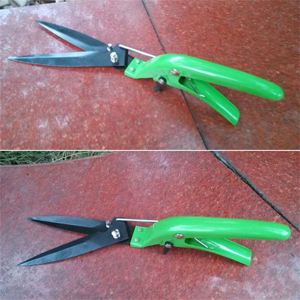 Gardening Scissors Rotatable Lawn Trimming Gardening Grass Trimming Scissors Gardening Tools Household Potted Weed Pruning