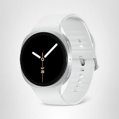 Samsung Galaxy Watch 8 (2025) 40mm Bluetooth Smartwatch, Cushion Design, Fitness Tracker, Sleep Coaching, Running Coach, Energy Score, Heart Rate Tracking, Silver [US Version, 2 Yr Warranty]
