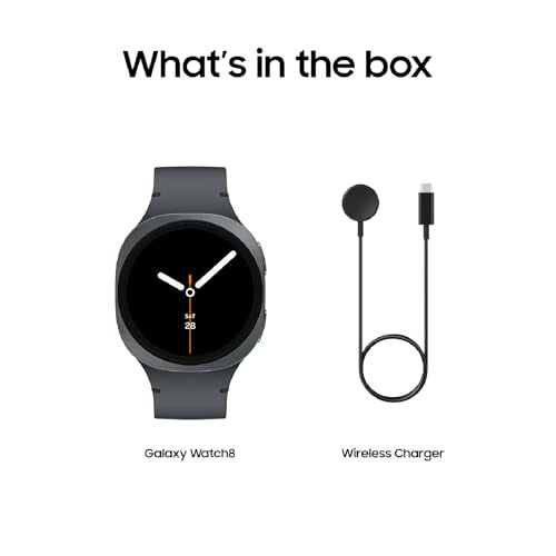 Samsung Galaxy Watch 8 (2025) 40mm Bluetooth Smartwatch, Cushion Design, Fitness Tracker, Sleep Coaching, Running Coach, Energy Score, Heart Rate Tracking, Silver [US Version, 2 Yr Warranty]