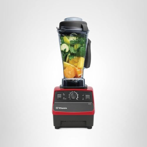 Vitamix 5200 Blender, Professional-Grade Blender for Smoothies, Soups, Ice Cream and More, Stainless-Steel Blades, Self-Cleaning Kitchen Appliance, 64 Oz Container, Black