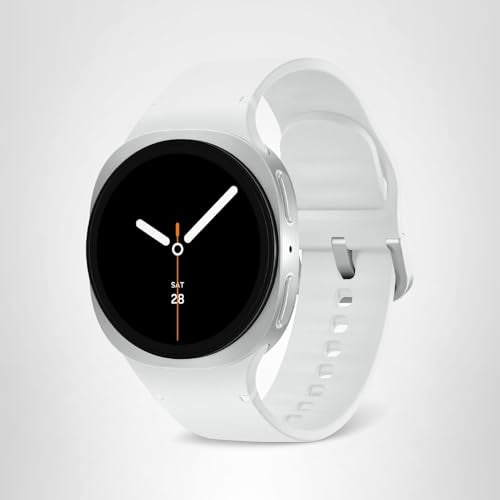 Samsung Galaxy Watch 8 (2025) 40mm Bluetooth Smartwatch, Cushion Design, Fitness Tracker, Sleep Coaching, Running Coach, Energy Score, Heart Rate Tracking, Silver [US Version, 2 Yr Warranty]