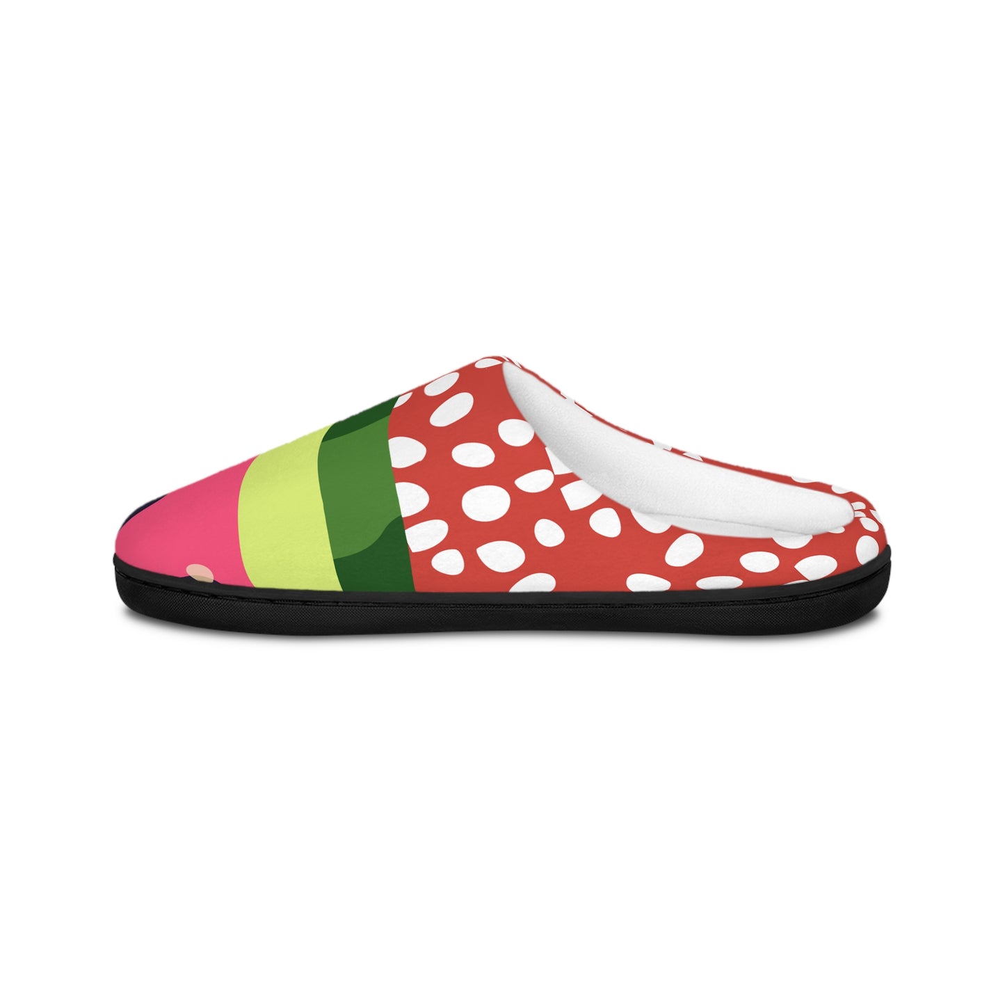 Cozy Red Dotted Women's Indoor Slippers - Perfect for Relaxation and Home Comfort