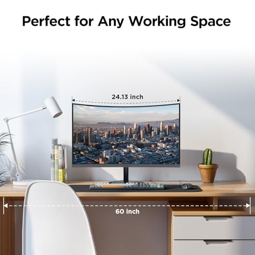 KOORUI 24 inch Curved Gaming Monitor 180Hz FHD 1080P Computer Monitor, 1ms 1500R Display, Adaptive Sync, FreeSync Premium, HDMI 2.0X2 & DP 1.2, VESA, Tilt, 24E6CA