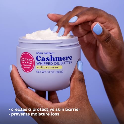 eos Shea Better Body Lotion, Fresh & Cozy, 24-Hour Moisture Skin Care, Lightweight & Non-Greasy, Natural Shea, Vegan, 16 fl oz