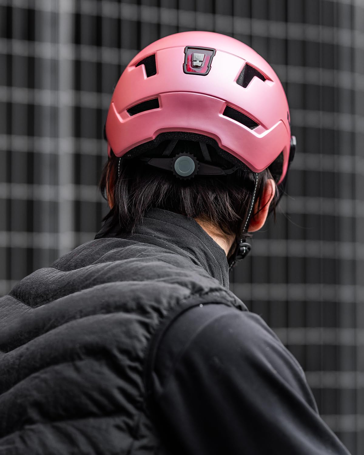 ILM Adult Bike Helmet with USB Rechargeable LED Front and Back Light Mountain&Road Bicycle Helmets for Men Women Removable Goggle Cycling Helmet E3-10L