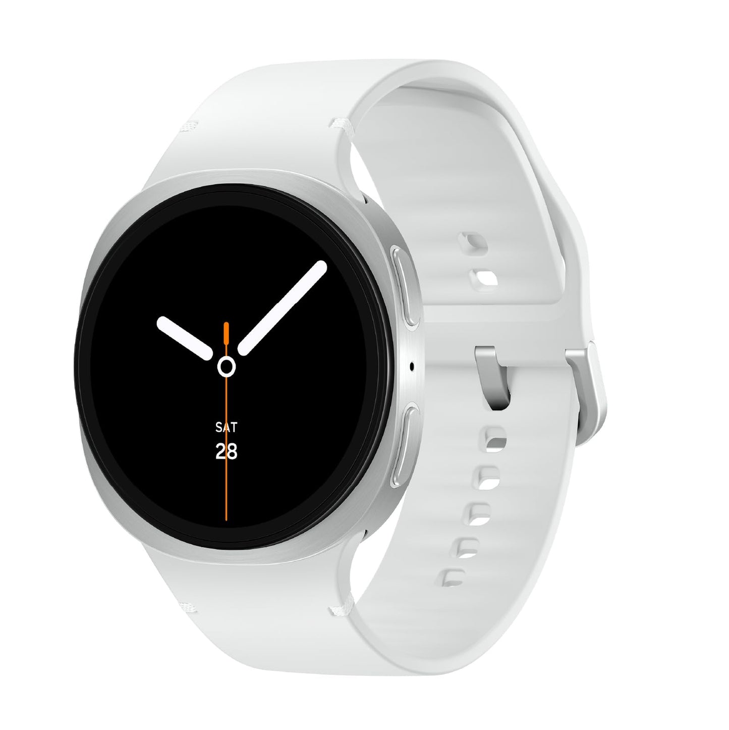 Samsung Galaxy Watch 8 (2025) 40mm Bluetooth Smartwatch, Cushion Design, Fitness Tracker, Sleep Coaching, Running Coach, Energy Score, Heart Rate Tracking, Silver [US Version, 2 Yr Warranty]