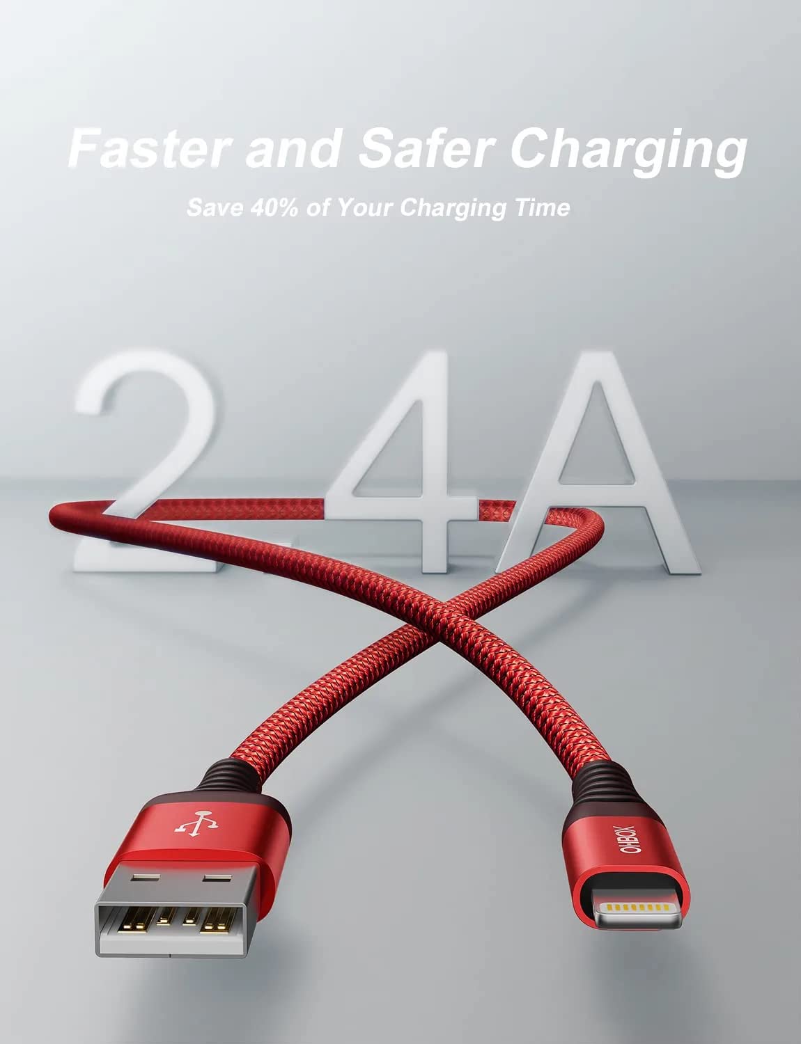 iPhone Charging Cable 6FT, 3Pack [Apple MFi Certified] USB to Lightning Cables Fast Charging, iPhone Charger Cord iPhone USB Cable Compatible with iPhone 14 13 12 11 Pro Max Plus 8 7 6 iPad and More