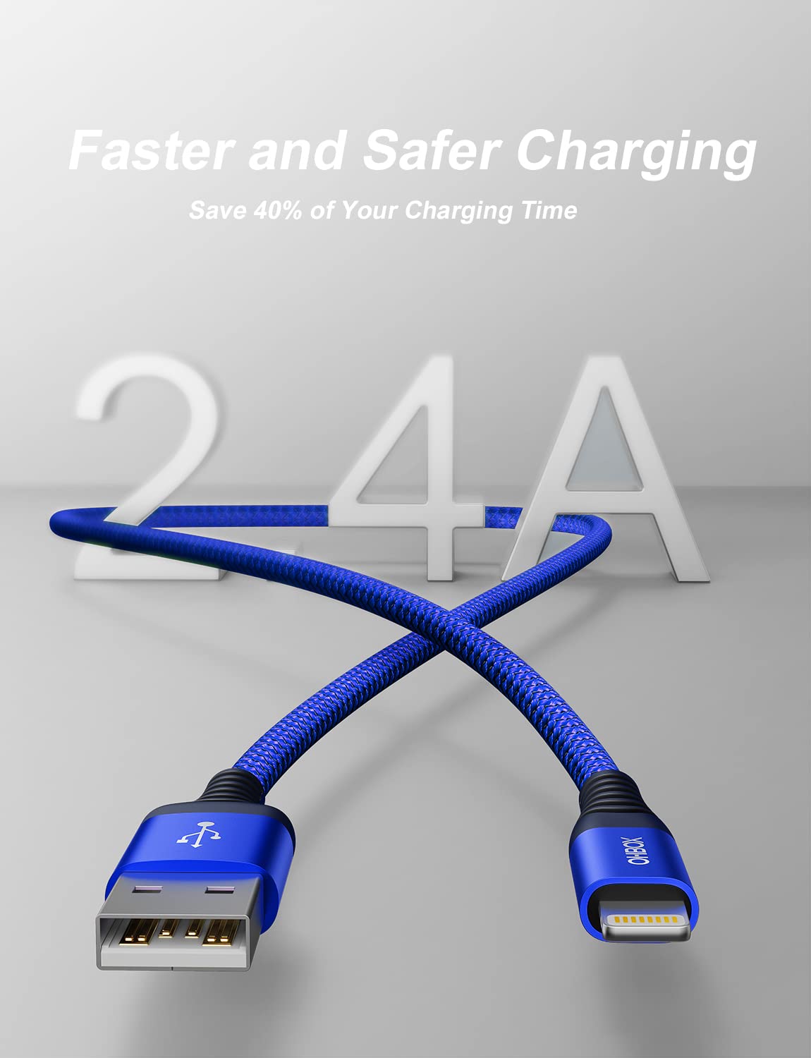 iPhone Charging Cable 6FT, 3Pack [Apple MFi Certified] USB to Lightning Cables Fast Charging, iPhone Charger Cord iPhone USB Cable Compatible with iPhone 14 13 12 11 Pro Max Plus 8 7 6 iPad and More