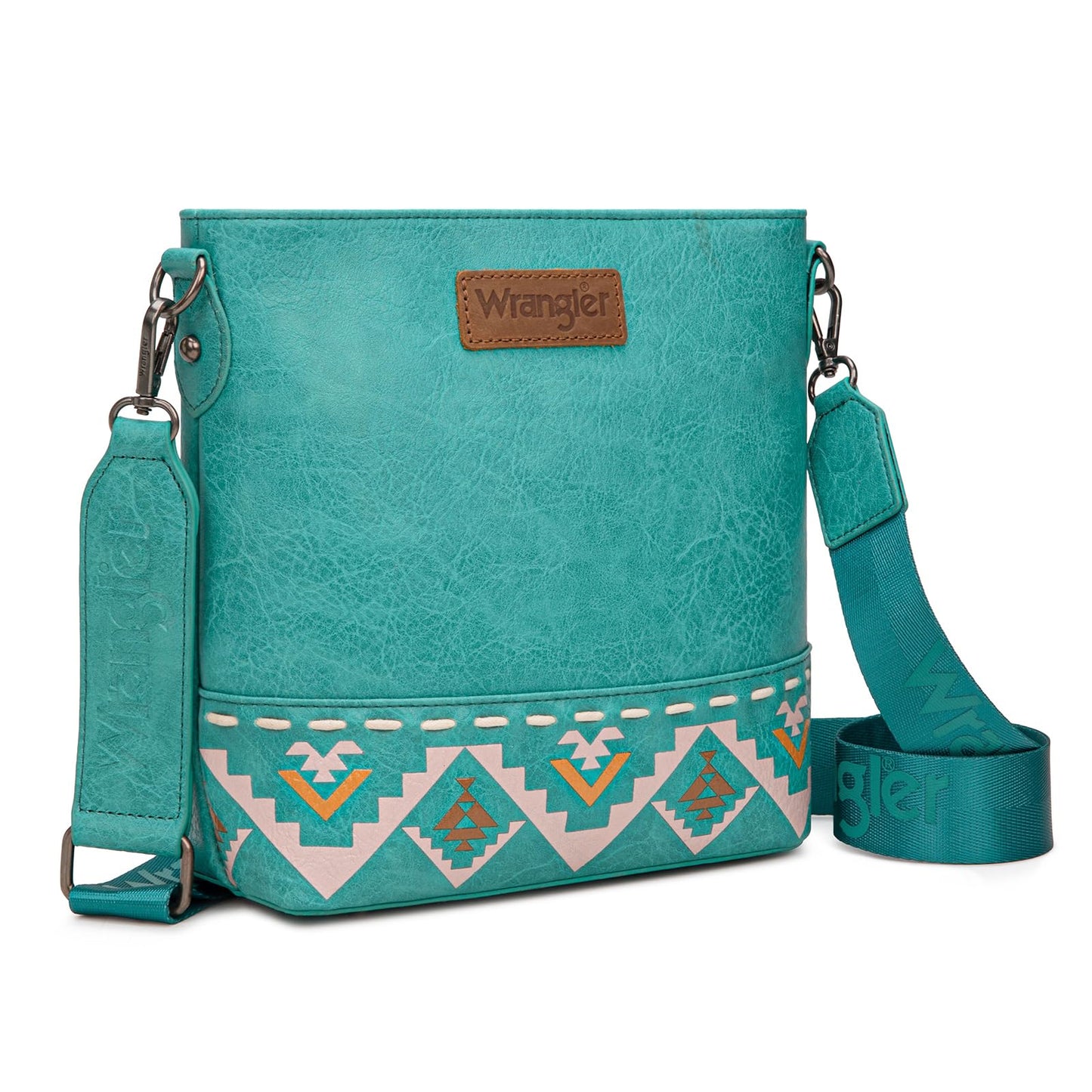 Wrangler Crossbody Purses for Women Two Tone Crossbody Bags Women Purses and Handbags