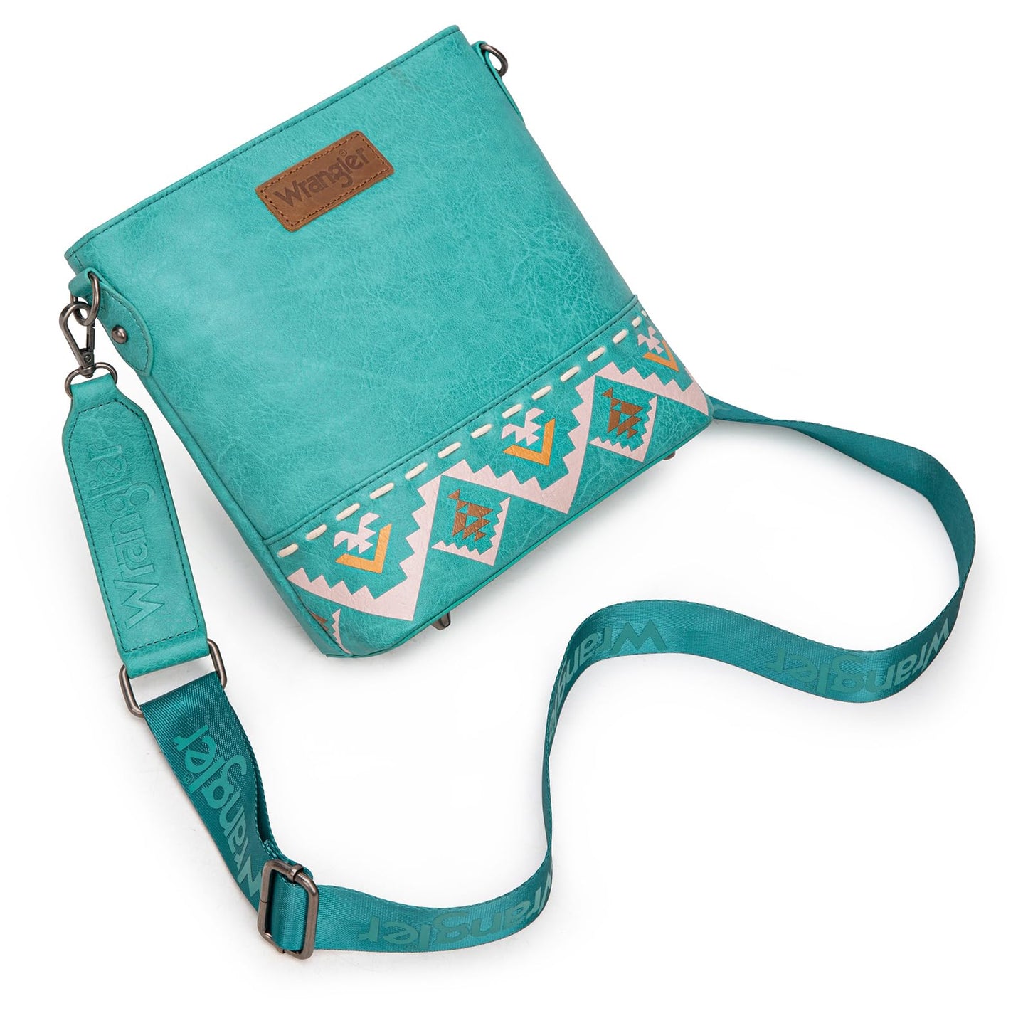 Wrangler Crossbody Purses for Women Two Tone Crossbody Bags Women Purses and Handbags