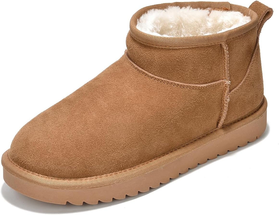 Project Cloud 100% Genuine Leather Ankle Boots for Women - Water Resistant with Memory Foam Insole Winter Boots for Women - Trending Shoes & Comfortable Women's Ankle Boots (Hippy)