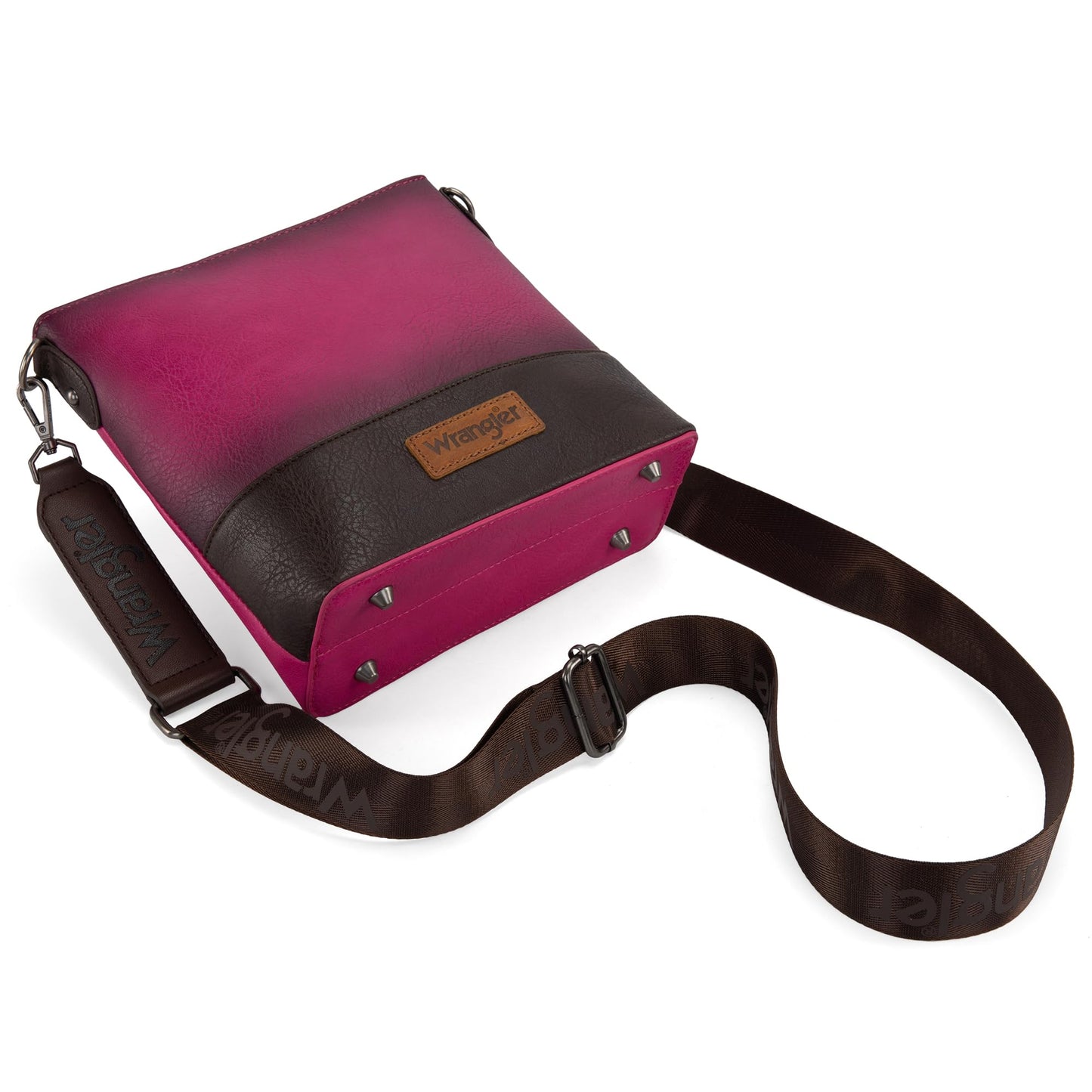 Wrangler Crossbody Purses for Women Two Tone Crossbody Bags Women Purses and Handbags