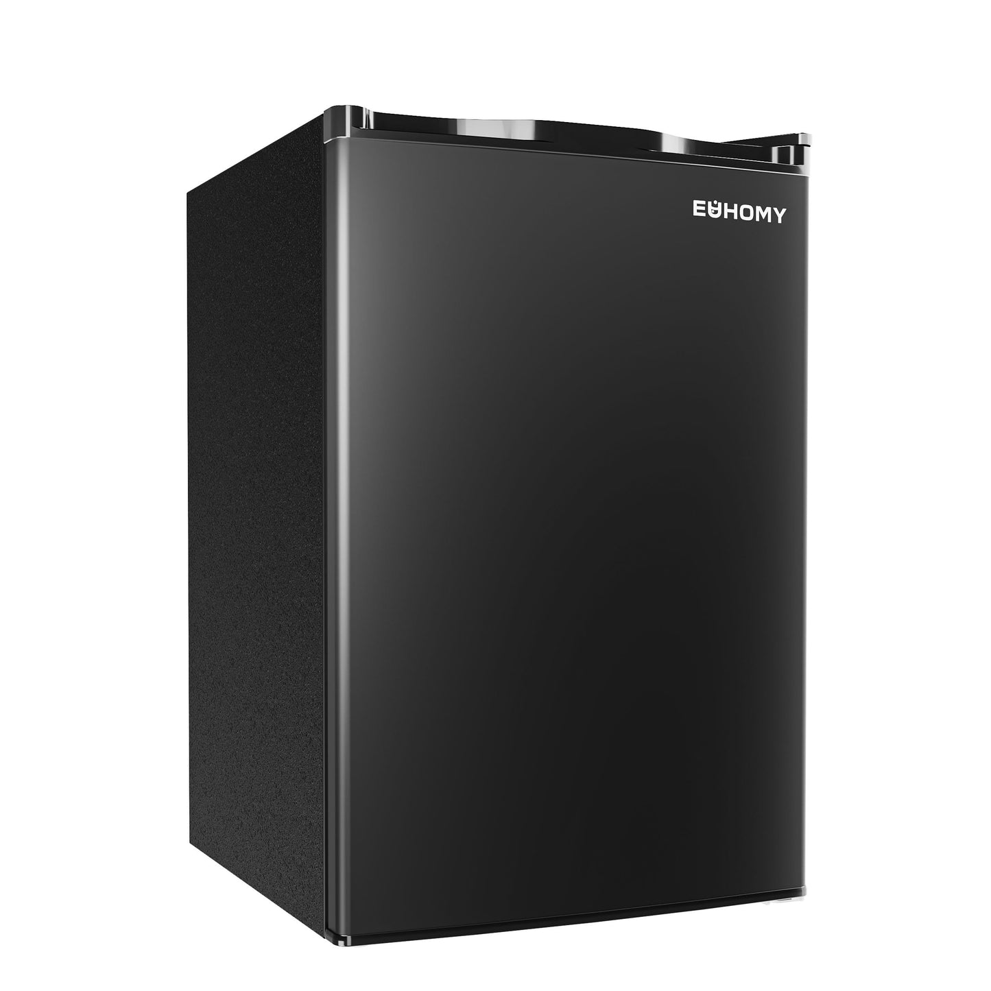 EUHOMY 3.2 Cu.Ft Mini Fridge with Freezer, Single Door Compact Refrigerator, Adjustable Thermostat, Mini Refrigerator Energy Saving, Mini fridge for Bedroom, Dorm, Office, Black