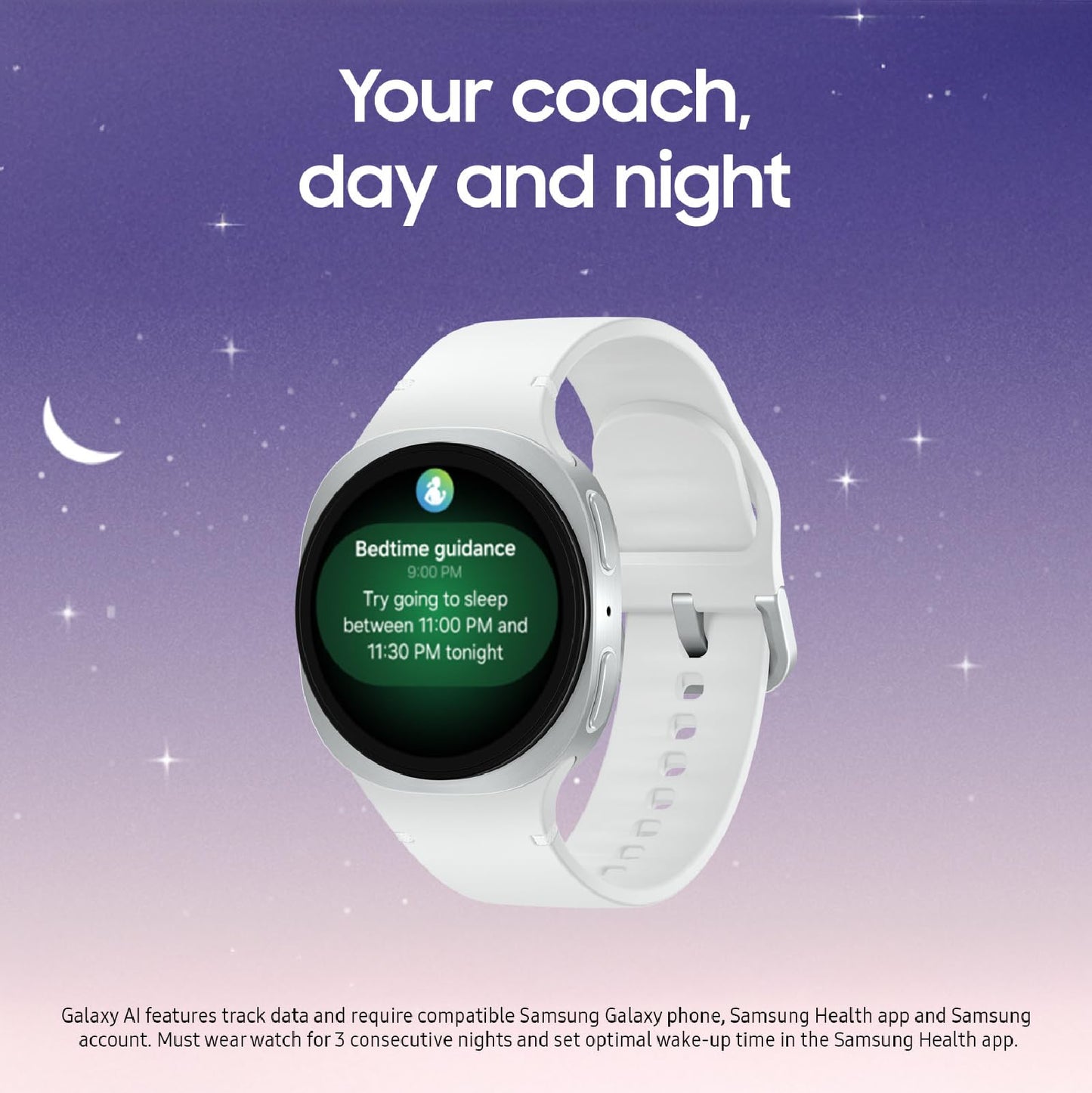 Samsung Galaxy Watch 8 (2025) 40mm Bluetooth Smartwatch, Cushion Design, Fitness Tracker, Sleep Coaching, Running Coach, Energy Score, Heart Rate Tracking, Silver [US Version, 2 Yr Warranty]