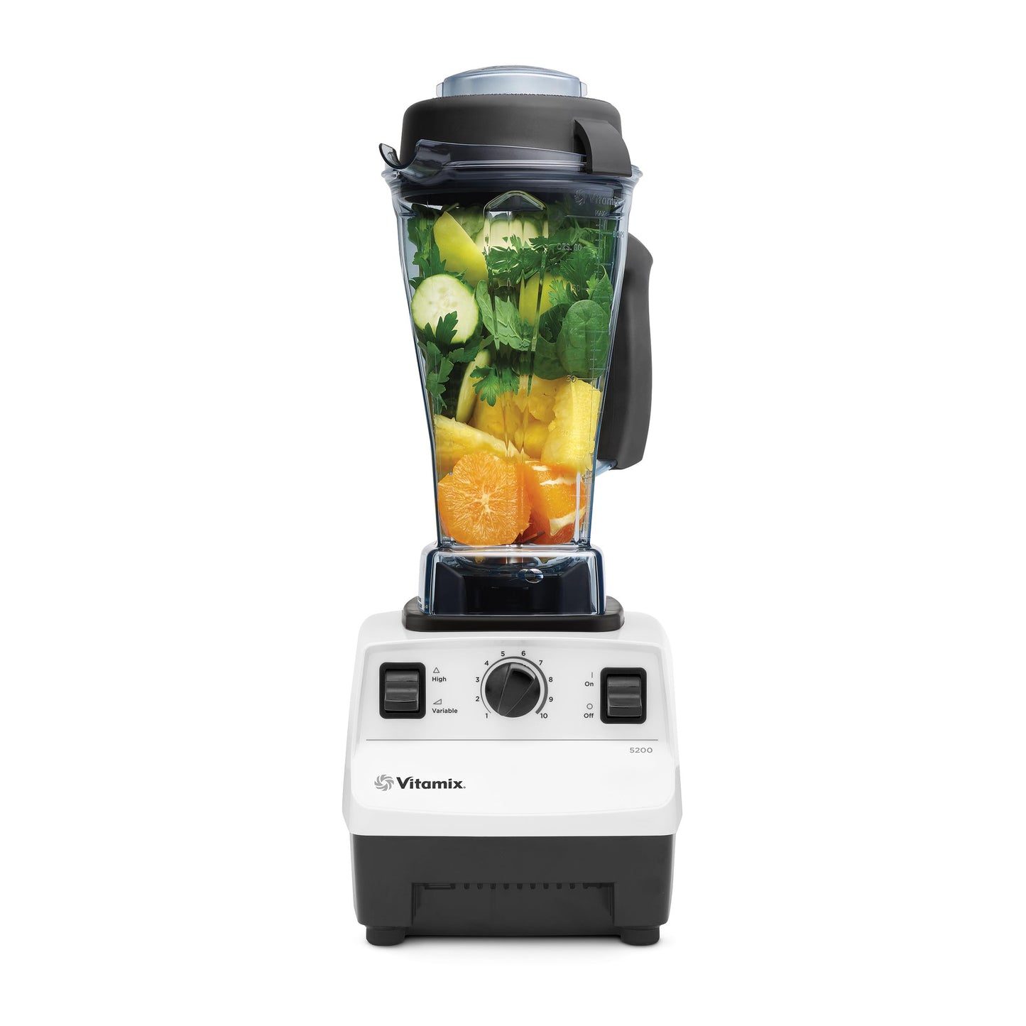 Vitamix 5200 Blender, Professional-Grade Blender for Smoothies, Soups, Ice Cream and More, Stainless-Steel Blades, Self-Cleaning Kitchen Appliance, 64 Oz Container, Black