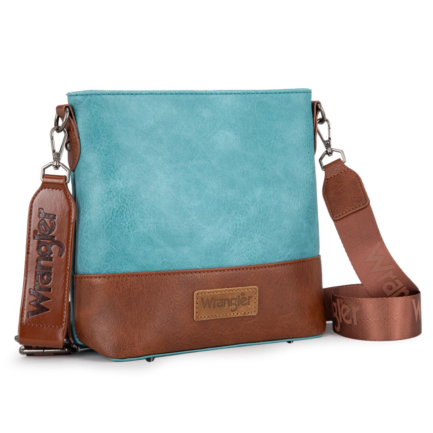 Wrangler Crossbody Purses for Women Two Tone Crossbody Bags Women Purses and Handbags