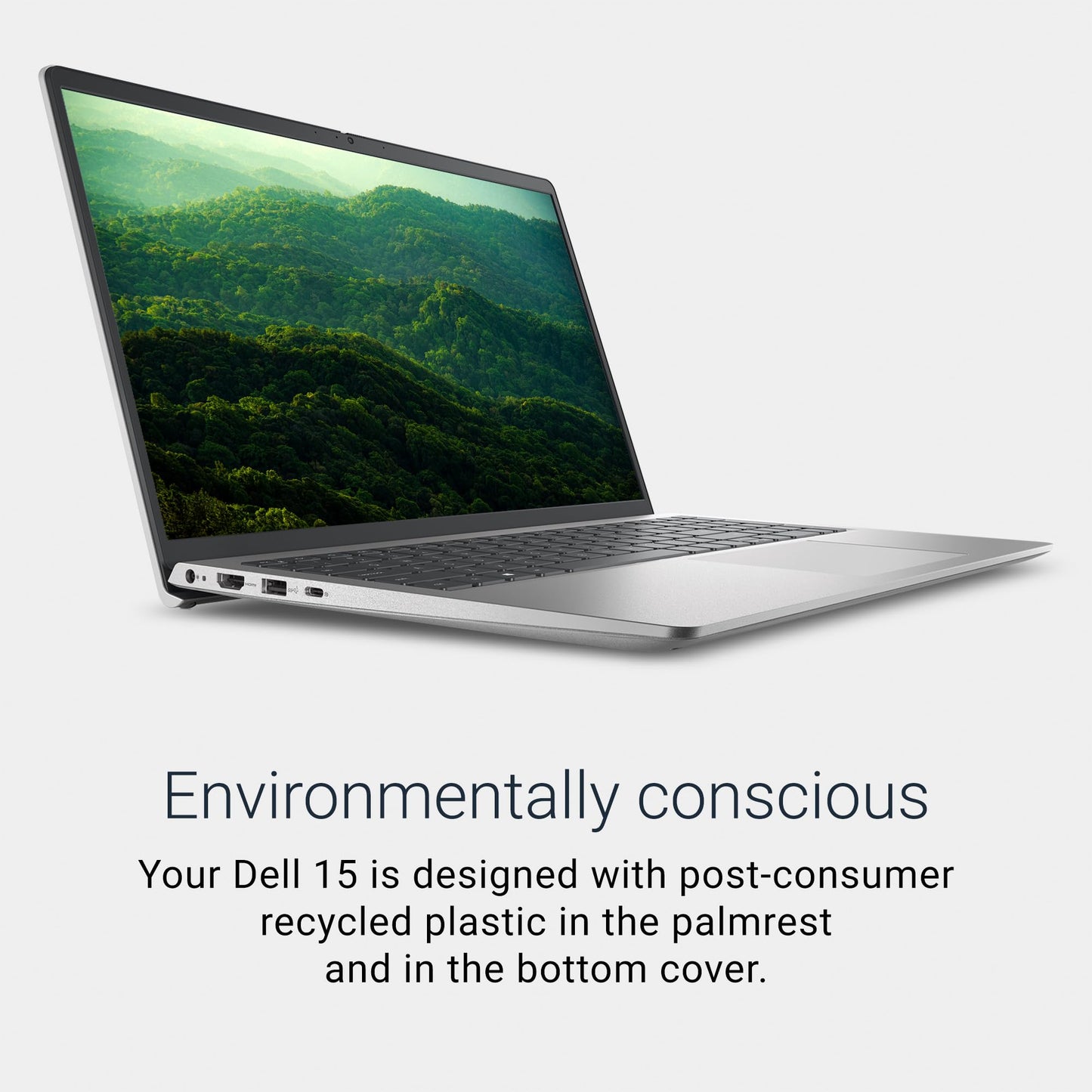 Dell 15 Laptop DC15250-15.6-inch FHD (1920x1080) 120Hz Display, Intel Core i5-1334U Processor, 16GB DDR4 RAM, 512GB SSD, Intel UHD Graphics, Windows 11 Home, Onsite Service - Platinum Silver