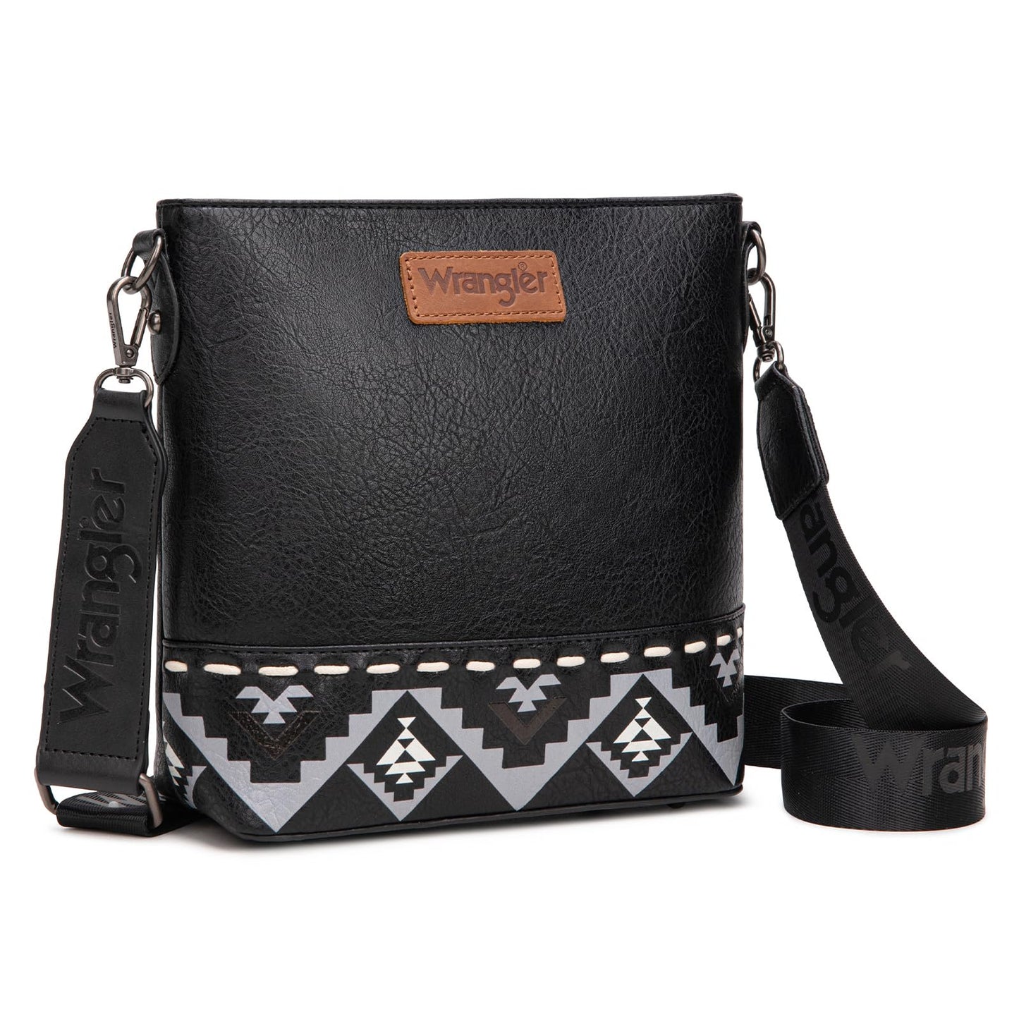 Wrangler Crossbody Purses for Women Two Tone Crossbody Bags Women Purses and Handbags