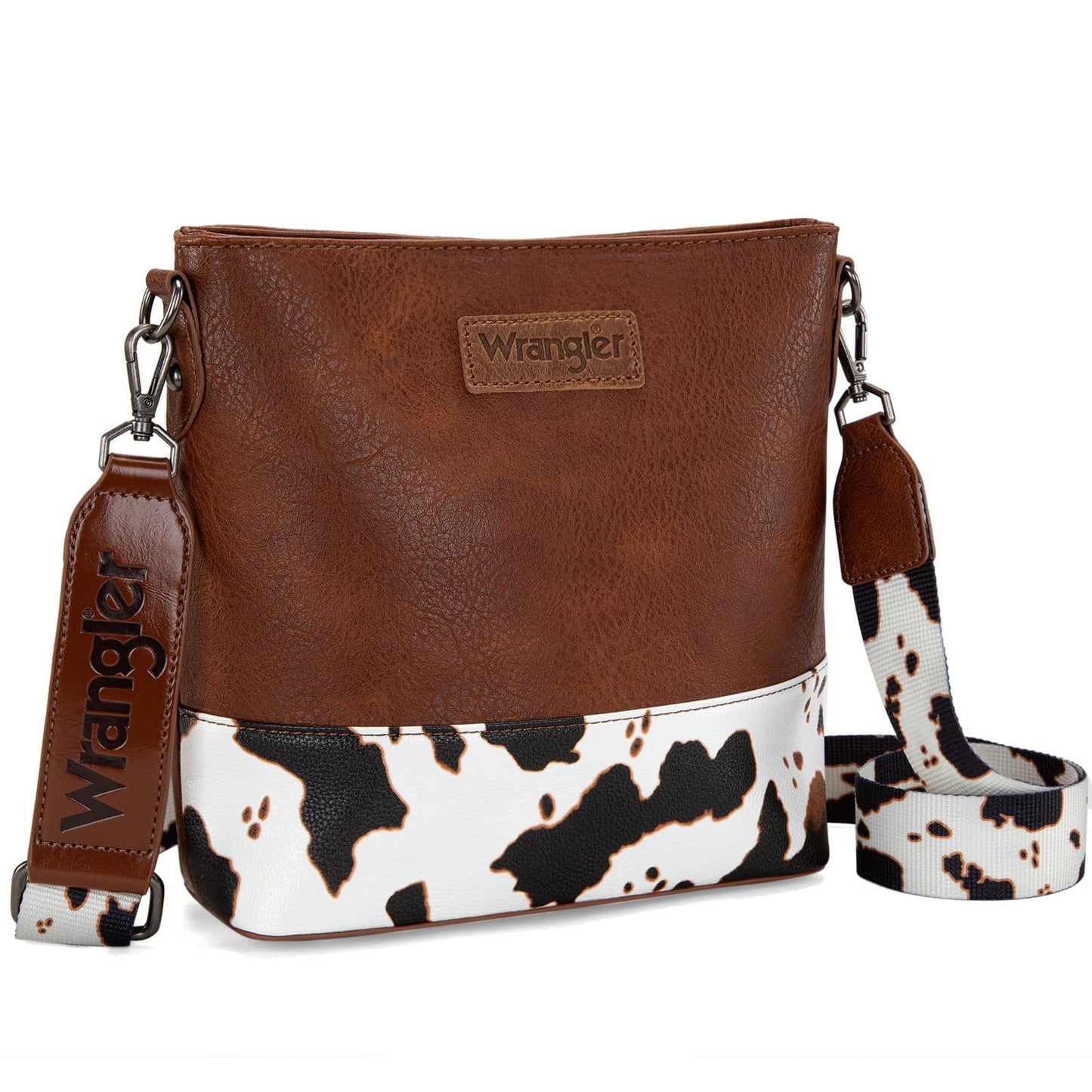 Wrangler Crossbody Purses for Women Two Tone Crossbody Bags Women Purses and Handbags
