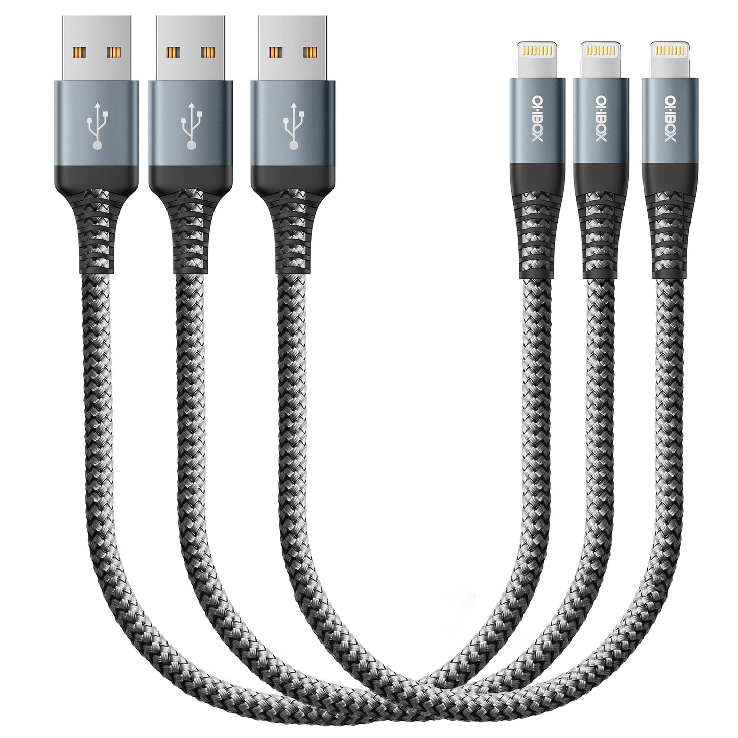 iPhone Charging Cable 6FT, 3Pack [Apple MFi Certified] USB to Lightning Cables Fast Charging, iPhone Charger Cord iPhone USB Cable Compatible with iPhone 14 13 12 11 Pro Max Plus 8 7 6 iPad and More