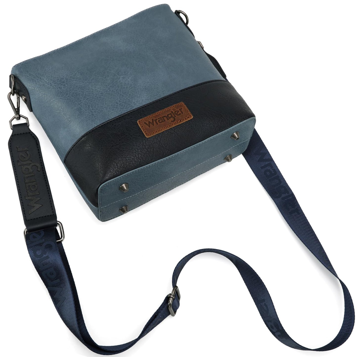 Wrangler Crossbody Purses for Women Two Tone Crossbody Bags Women Purses and Handbags