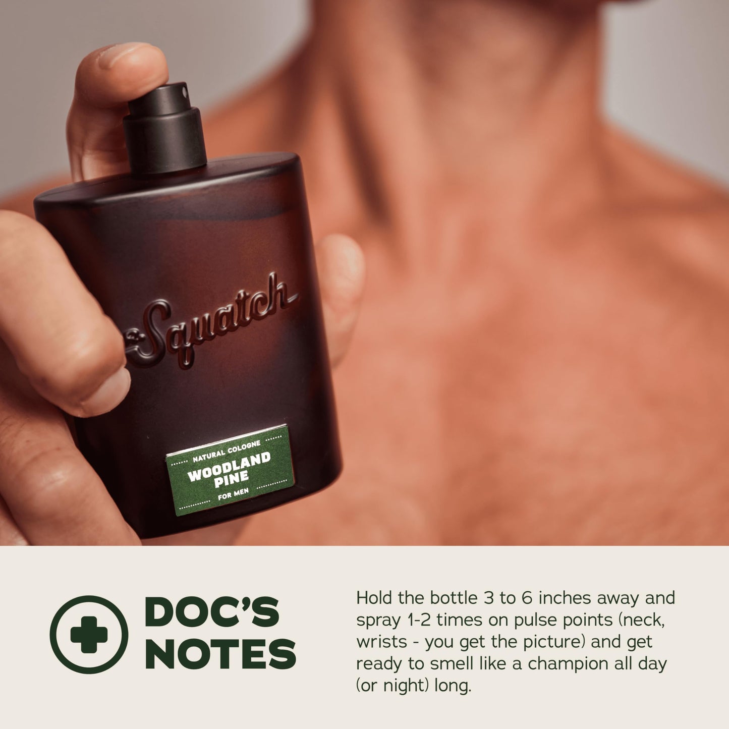 Dr. Squatch Natural Cologne for Men - Bergamot, Lavender, and Vanilla Fragrance Inspired by Coconut Castaway - Sustainably-Sourced Ingredients - Castaway Cove Cologne (1.7 fl oz)