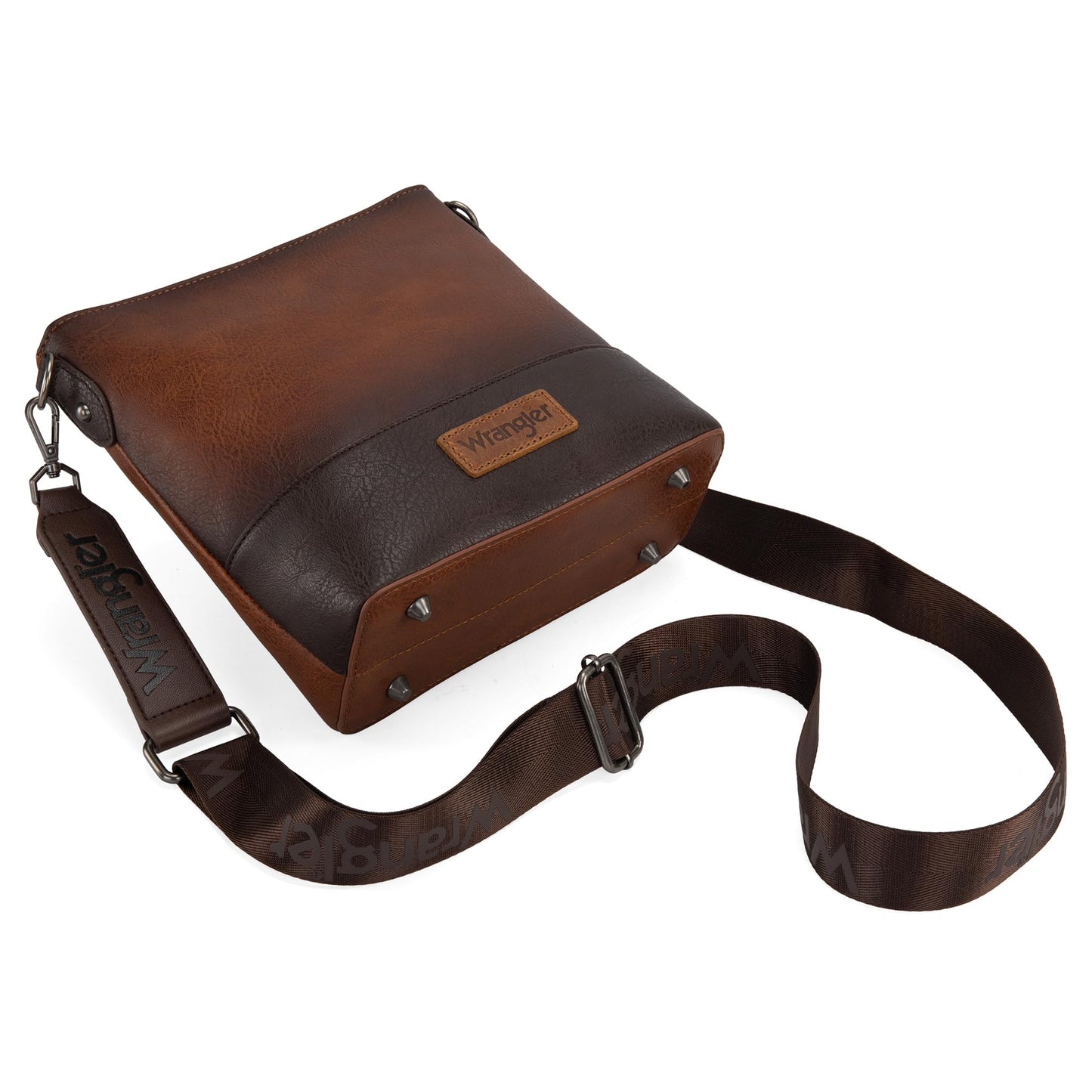 Wrangler Crossbody Purses for Women Two Tone Crossbody Bags Women Purses and Handbags