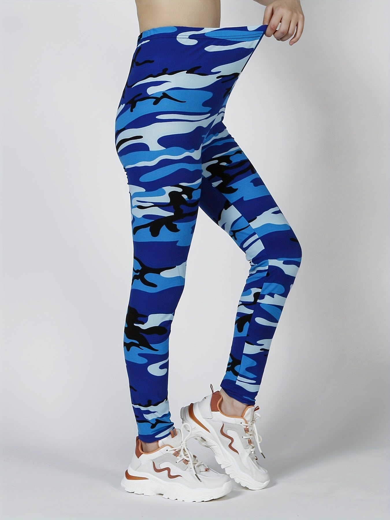 Women's Leggings Floral Printed Pants Casual High Waist Sweatpants Leggings - Stretchy & Breathable Fabric - For Yoga, Running & Everyday Wear - Perfect Gift for Women