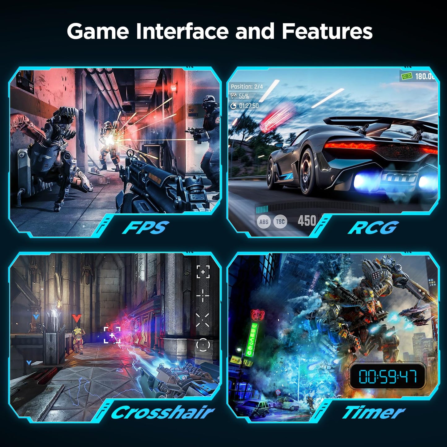 KOORUI 24 inch Curved Gaming Monitor 180Hz FHD 1080P Computer Monitor, 1ms 1500R Display, Adaptive Sync, FreeSync Premium, HDMI 2.0X2 & DP 1.2, VESA, Tilt, 24E6CA
