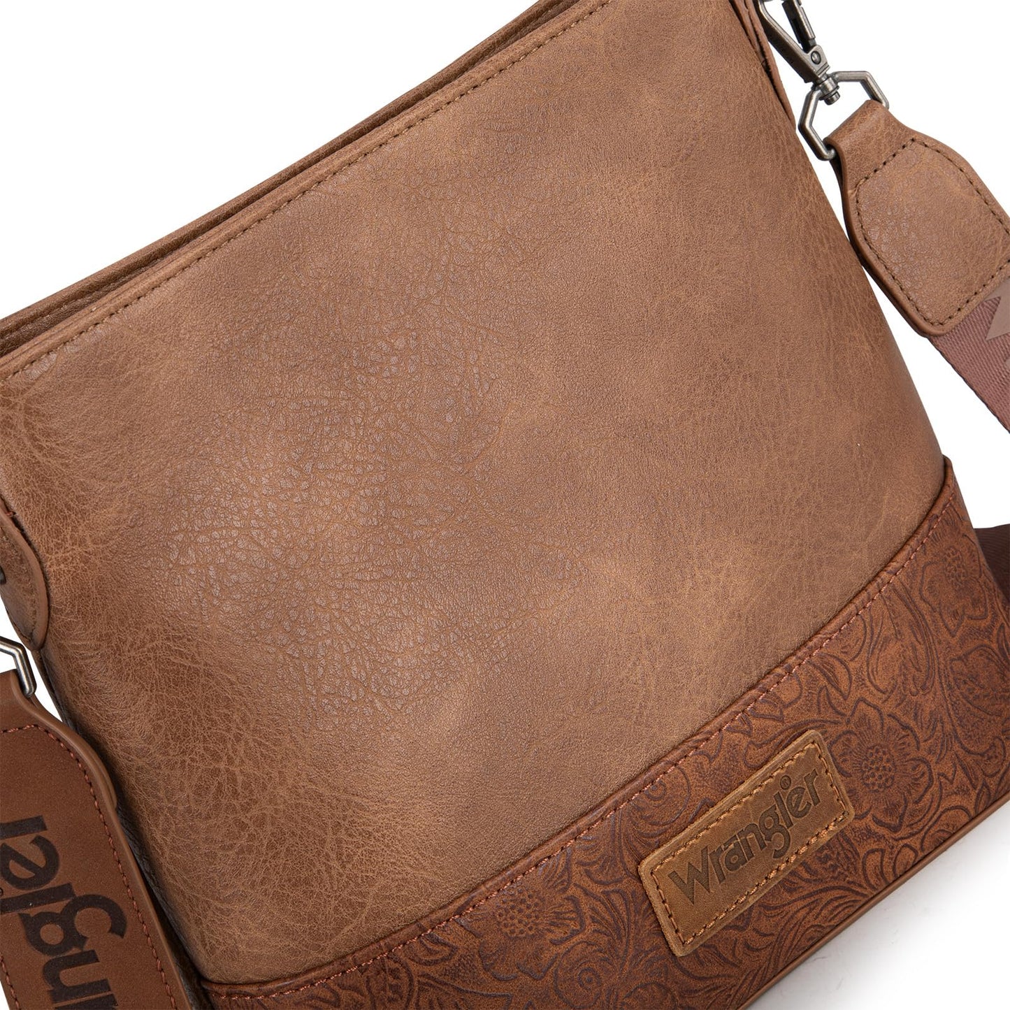 Wrangler Crossbody Purses for Women Two Tone Crossbody Bags Women Purses and Handbags